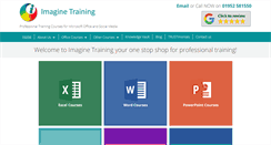 Desktop Screenshot of imaginetraining.biz